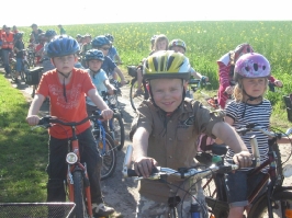 Fahrradtour mit Stockbrot backen 04.06.2010